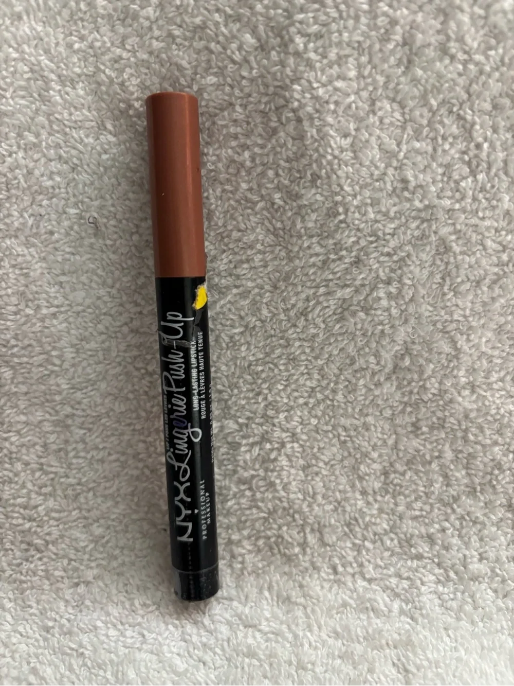 NYX lingerie push up long lasting lipstick shade lace detail